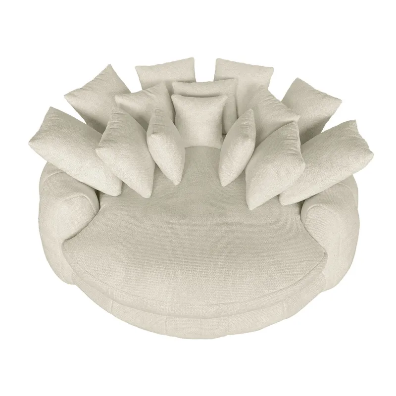 Sofa Home ESPRIT Beige Scandi 182 X 167 X 52,5 CM