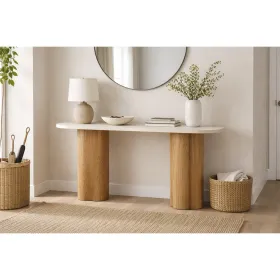 Side table Home ESPRIT Light brown 150 x 40 x 78 cm