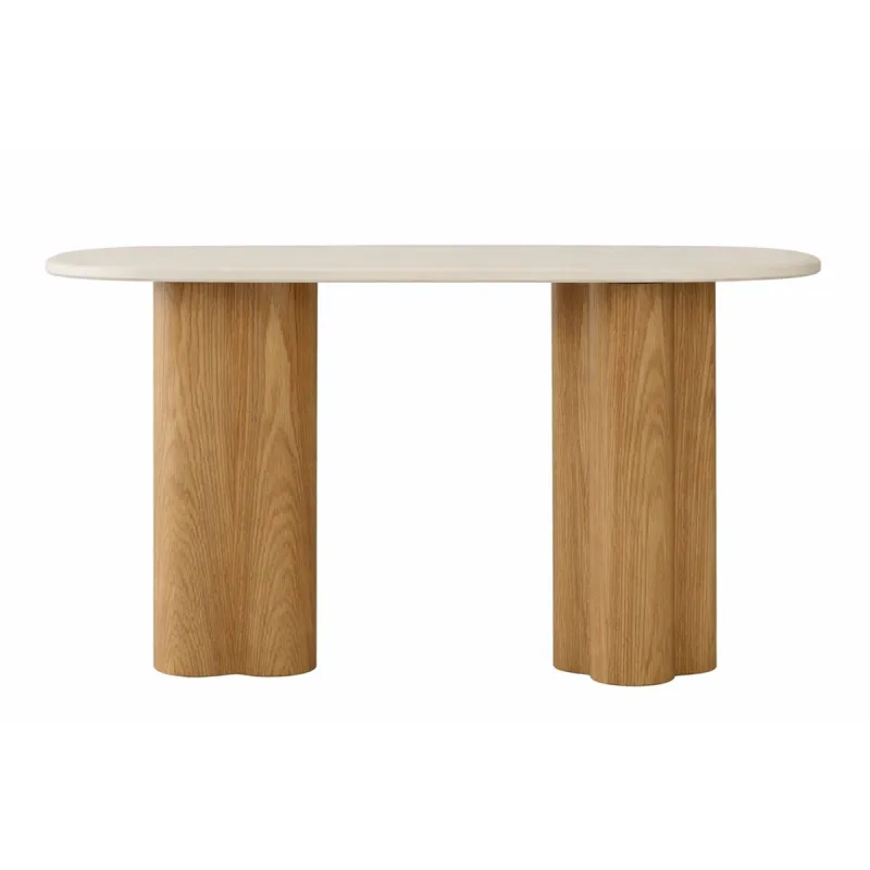 Side table Home ESPRIT Light brown 150 x 40 x 78 cm
