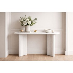 Side table Home ESPRIT White 150 x 40 x 78 cm