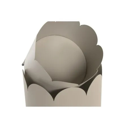 Set of Planters Home ESPRIT Cream Iron Urban 23 x 23 x 30 cm (2 Pieces)