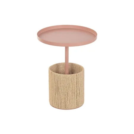 Side table Home ESPRIT Brown Light Pink 40 x 40 x 50 cm