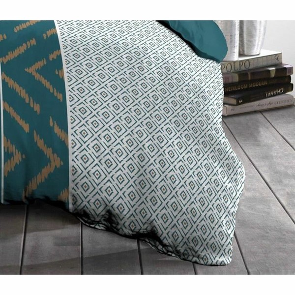 Duvet cover set HOME LINGE PASSION Ethno Green 140 x 200 cm