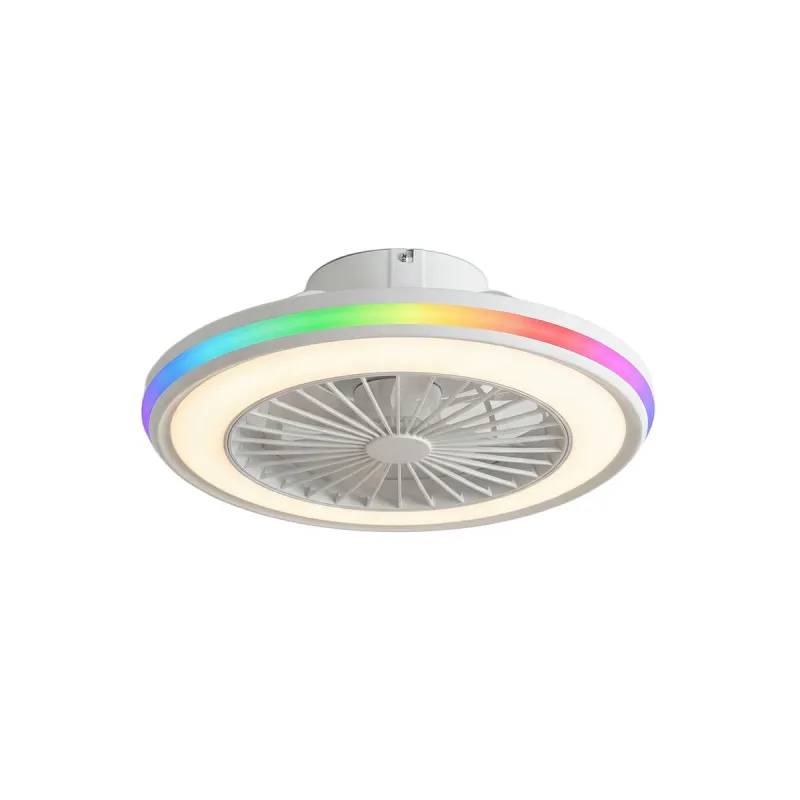 Ceiling Fan with RGB LED Light, Hidden Blades and Remote Control Nexory InnovaGoods