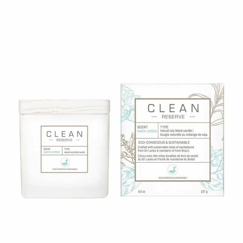 Lõhnastatud küünal Clean Warm Cotton 227 g