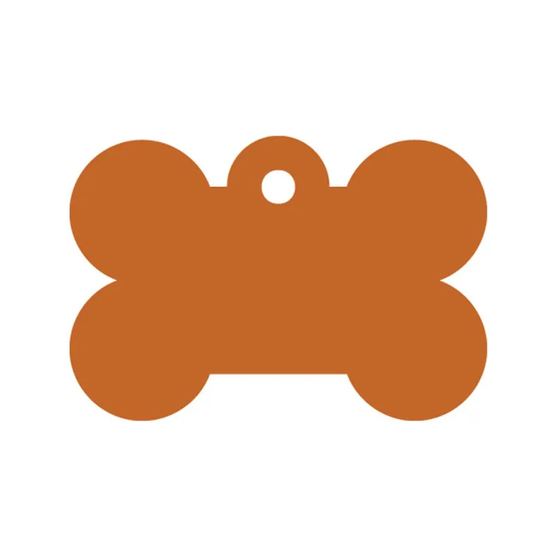 Identification plate for collar Imarc Bone Orange