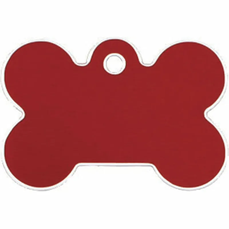 Identification plate for collar Imarc Bone Red