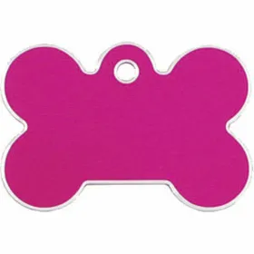 Identification plate for collar Imarc Bone Pink