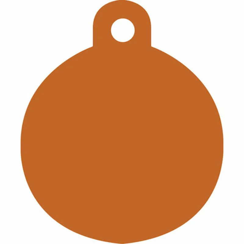 Apykaklės identifikavimo lentelė Imarc Circle Oranžinė