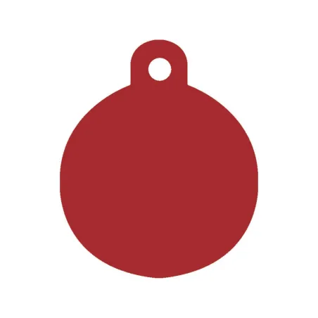 Identification plate for collar Imarc Circle Red