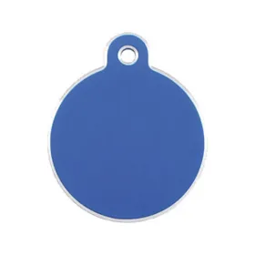 Identification plate for collar Imarc Circle Blue