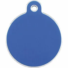 Identification plate for collar Imarc Circle Blue