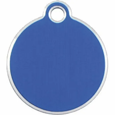Identification plate for collar Imarc Circle Blue