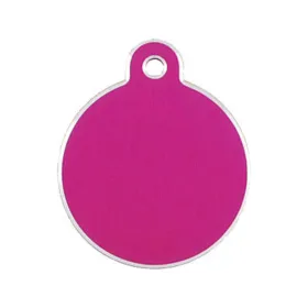 Identification plate for collar Imarc Circle Pink