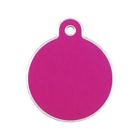Identification plate for collar Imarc Circle Pink