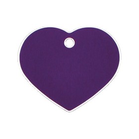 Identification plate for collar Imarc Heart Lilac