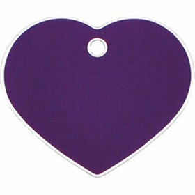Identification plate for collar Imarc Heart Lilac