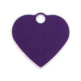 Identification plate for collar Imarc Heart Lilac