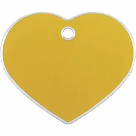 Identification plate for collar Imarc Hi Line Golden Heart Aluminium