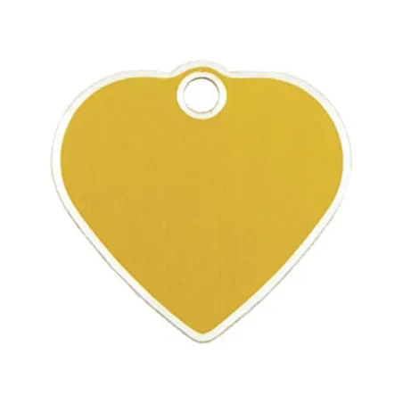 Identification plate for collar Imarc   Golden Heart Aluminium