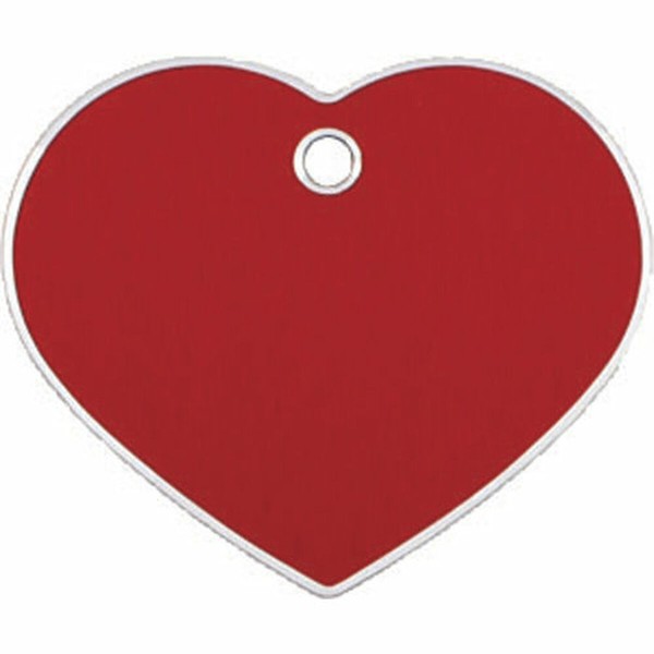 Apykaklės identifikavimo lentelė Imarc Heart Raudona