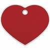 Kauluksen tunnistuskilpi Imarc Heart Punainen