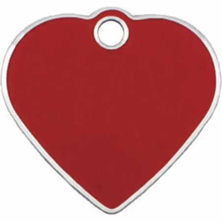 Apykaklės identifikavimo lentelė Imarc Heart Raudona