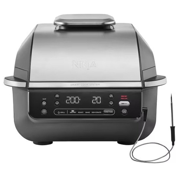 Kaasaskantav Barbeque-grill NINJA AG351EU 5EN1 Metall Roostevaba teras