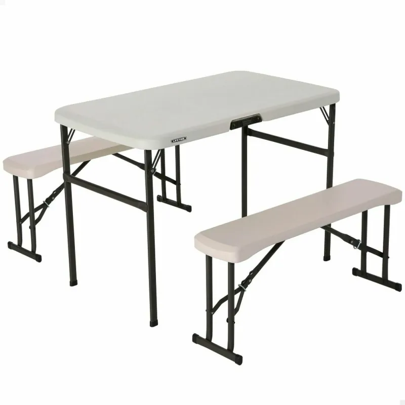 Picnic table Lifetime Cream 106 x 61 x 74 cm