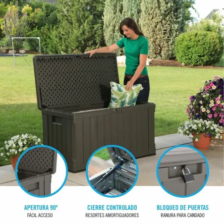 Уличный сундук Lifetime Коричневый 440 L Пластик 127 x 64 x 67 cm