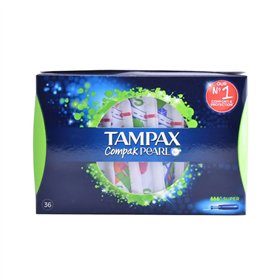 Tampax Pearl Compak Super 36 vnt.
