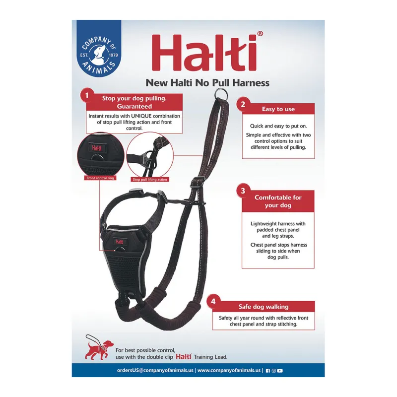 Koera rakmed Company of Animals Halti Suurus M (34-56 cm)