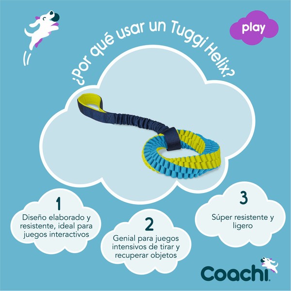 Training toy Coachi TUGGI HELIX Sininen