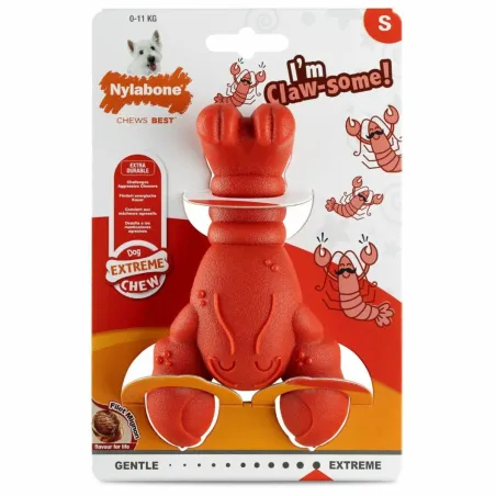 Dog chewing toy Nylabone Red Beef Artificial S