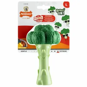 Dog chewing toy Nylabone Green Cheese Bacon Artificial L