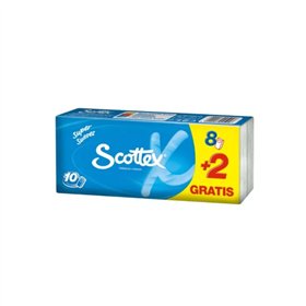 Карманный платок Scottex 3 слоя, 10 штук