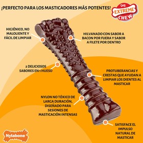 Кость Nylabone Коричневый Bacon XL