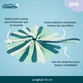Suņu rotaļlieta Coachi PUPPY & MINI TUGGI SPIDER Zaļš