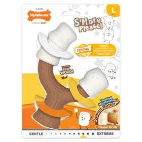 Dog chewing toy Nylabone Brown Peanut butter L