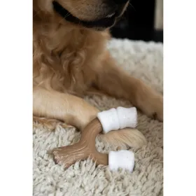 Dog chewing toy Nylabone Brown Peanut butter L