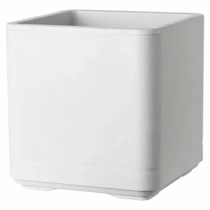 Lillepott Deroma Cosmo Hall Plastmass Ringlussevõetud plast 38 x 38 x 39 cm Kandiline Kuup 38 cm