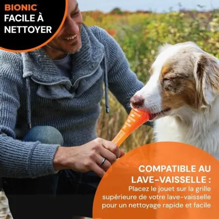 Koiran purulelu Bionic Urban stick Oranssi M