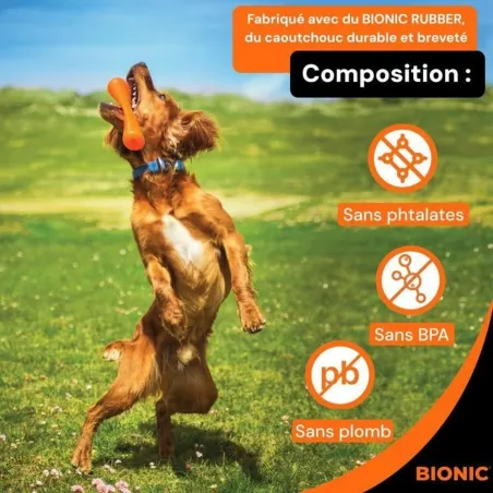 Šunų kramtomasis žaislas Bionic Urban stick Oranžinė M