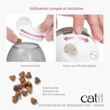 Söödaautomaat Catit Hiir Valge Plastmass 1 L