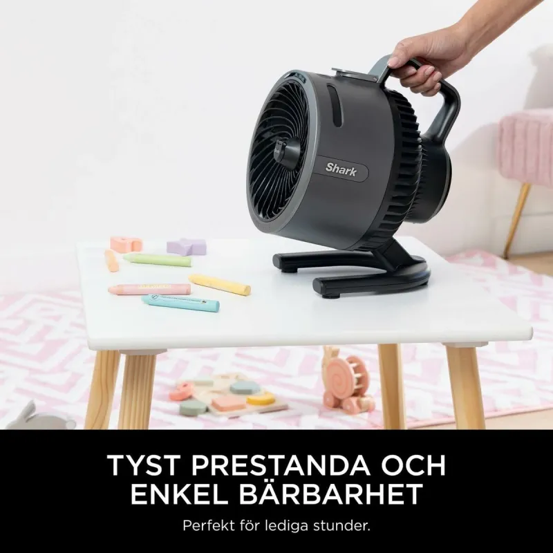 Tafelventilator Shark Pelēks