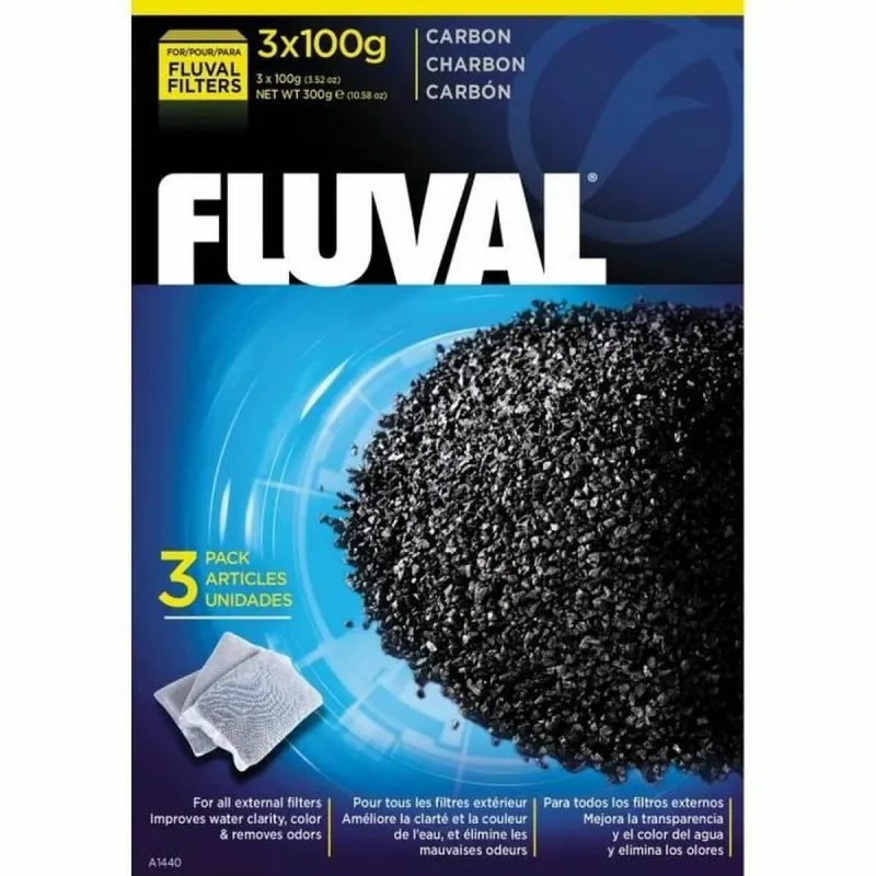 Угольный Fluval Водолей 3 x 100 g