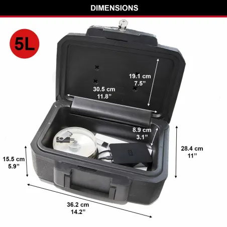 Seif Master Lock L1200 36 x 28,5 x 15,5 cm Must