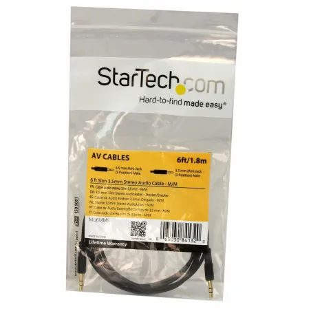 VGA Cable Startech MU6MMS Black 1,8 m