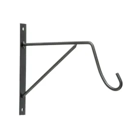 Подвесной крючок Mica Decorations 22,5 x 18 cm Антрацитный Железо