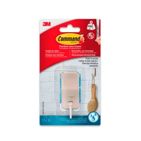 Pakarināms Dvieļa Turētājs 3M 25 X 66 X 25 MM Sudrabains niķelis (1 gb.)